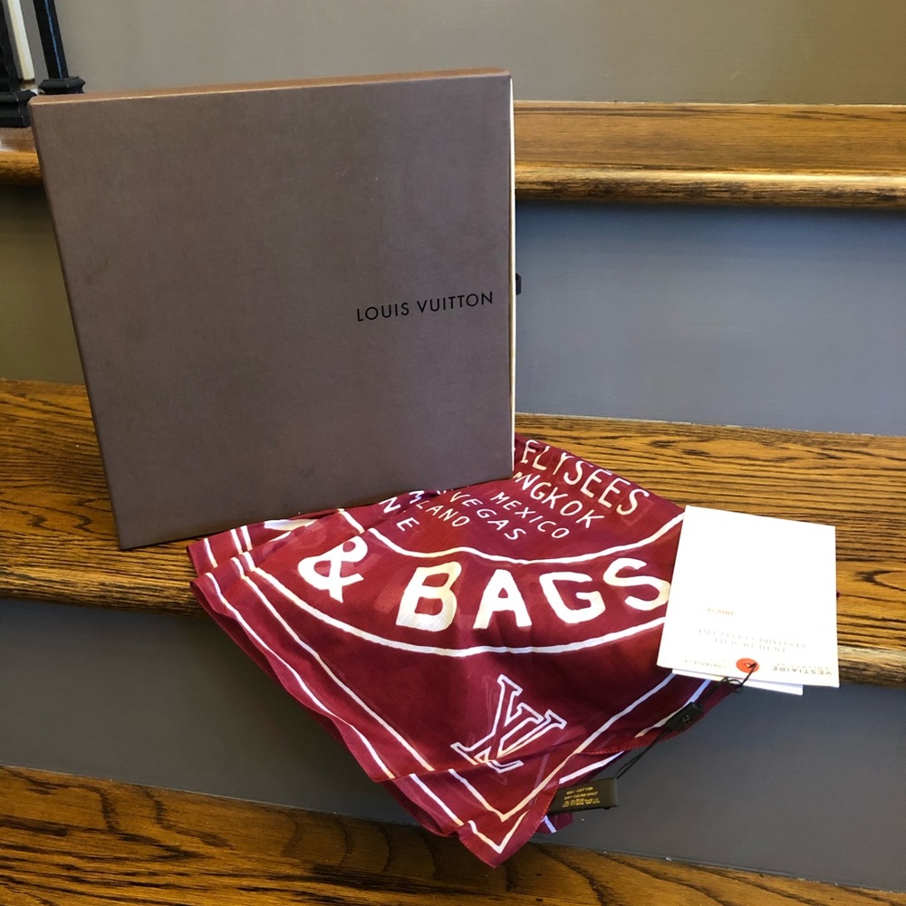 Louis Vuitton Trunks and Bags bandana